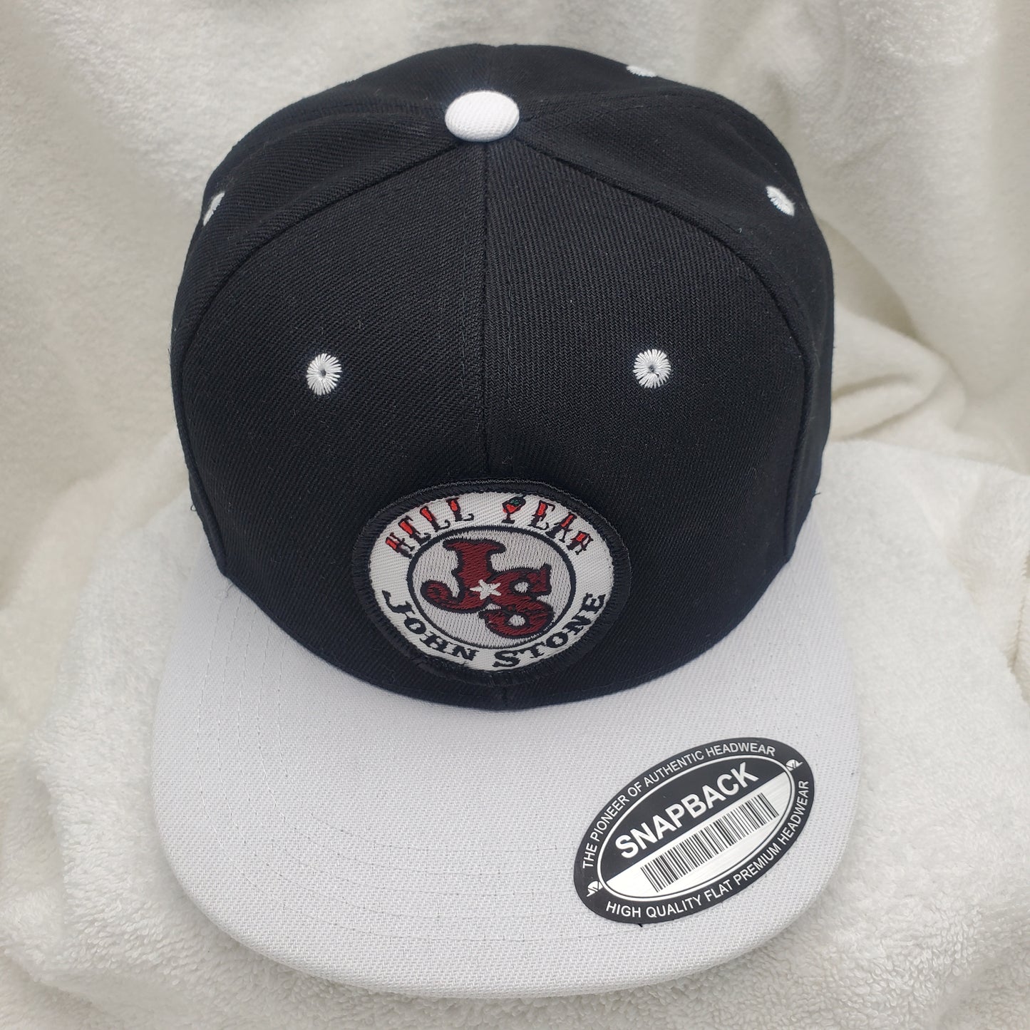 John Stone - Hell Yeah - Round Patch - Flat Brimmed - No Mesh Hat