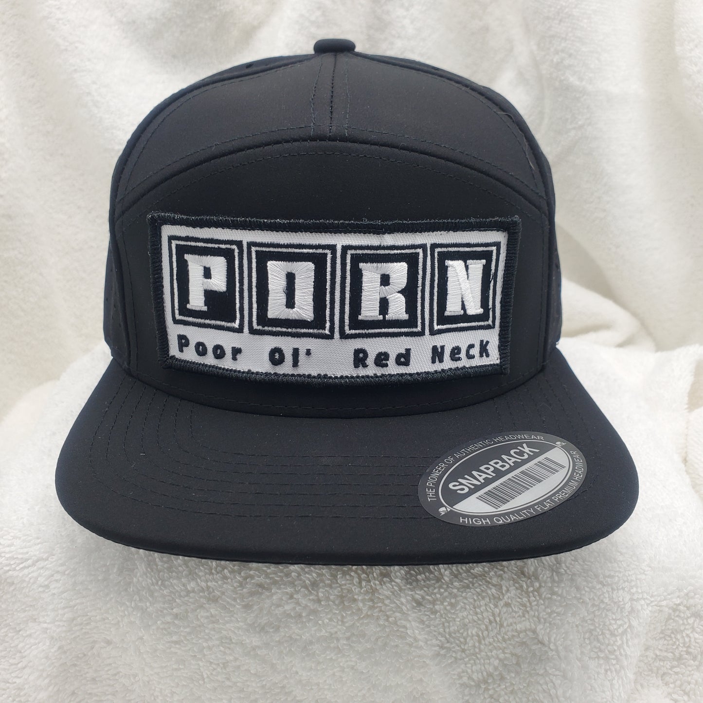 P.O.R.N. - Poor Ol' Red Neck Laser Vented Hat