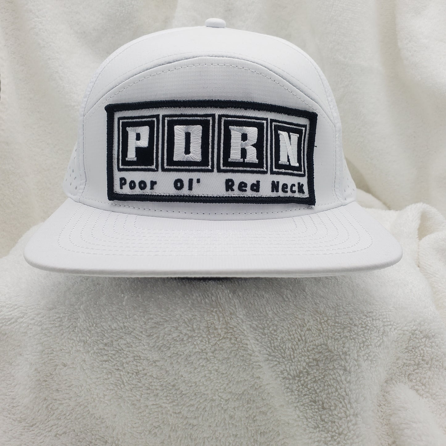 P.O.R.N. - Poor Ol' Red Neck Laser Vented Hat
