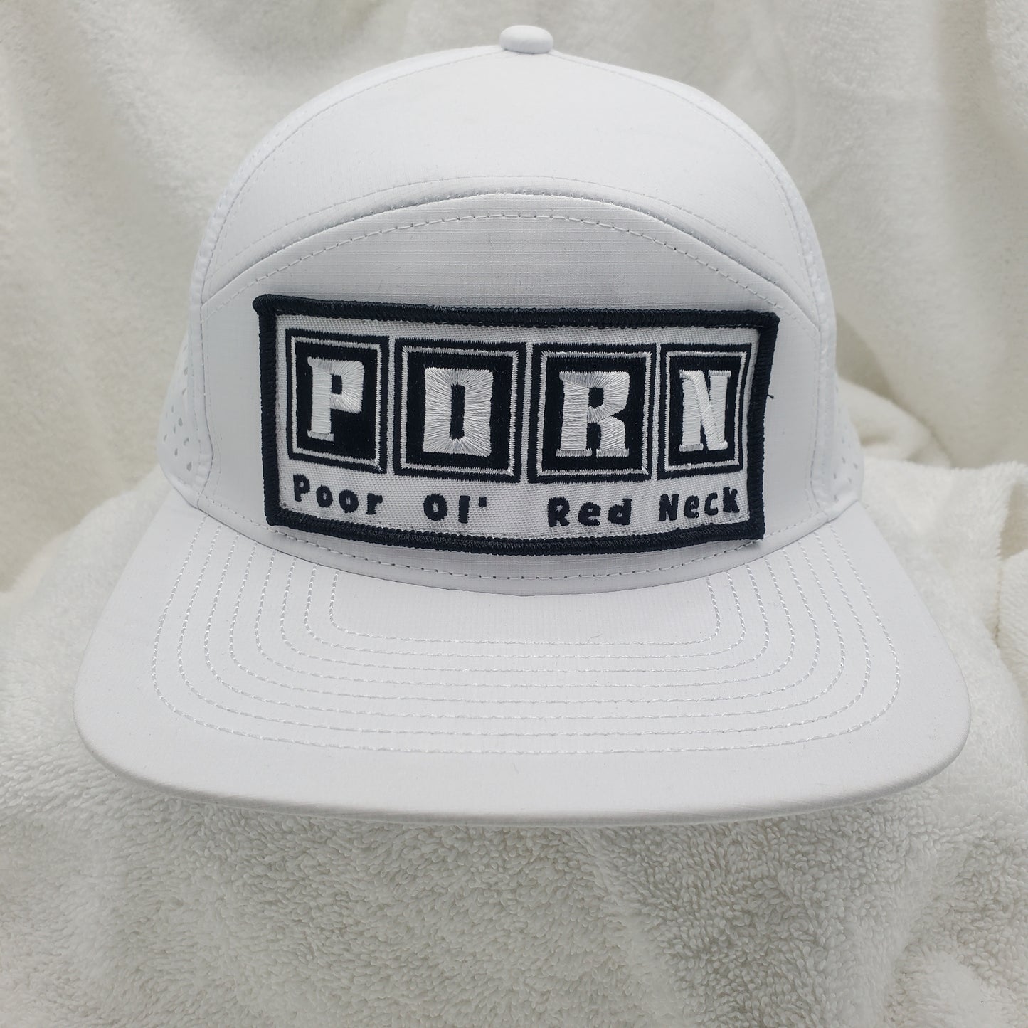 P.O.R.N. - Poor Ol' Red Neck Laser Vented Hat