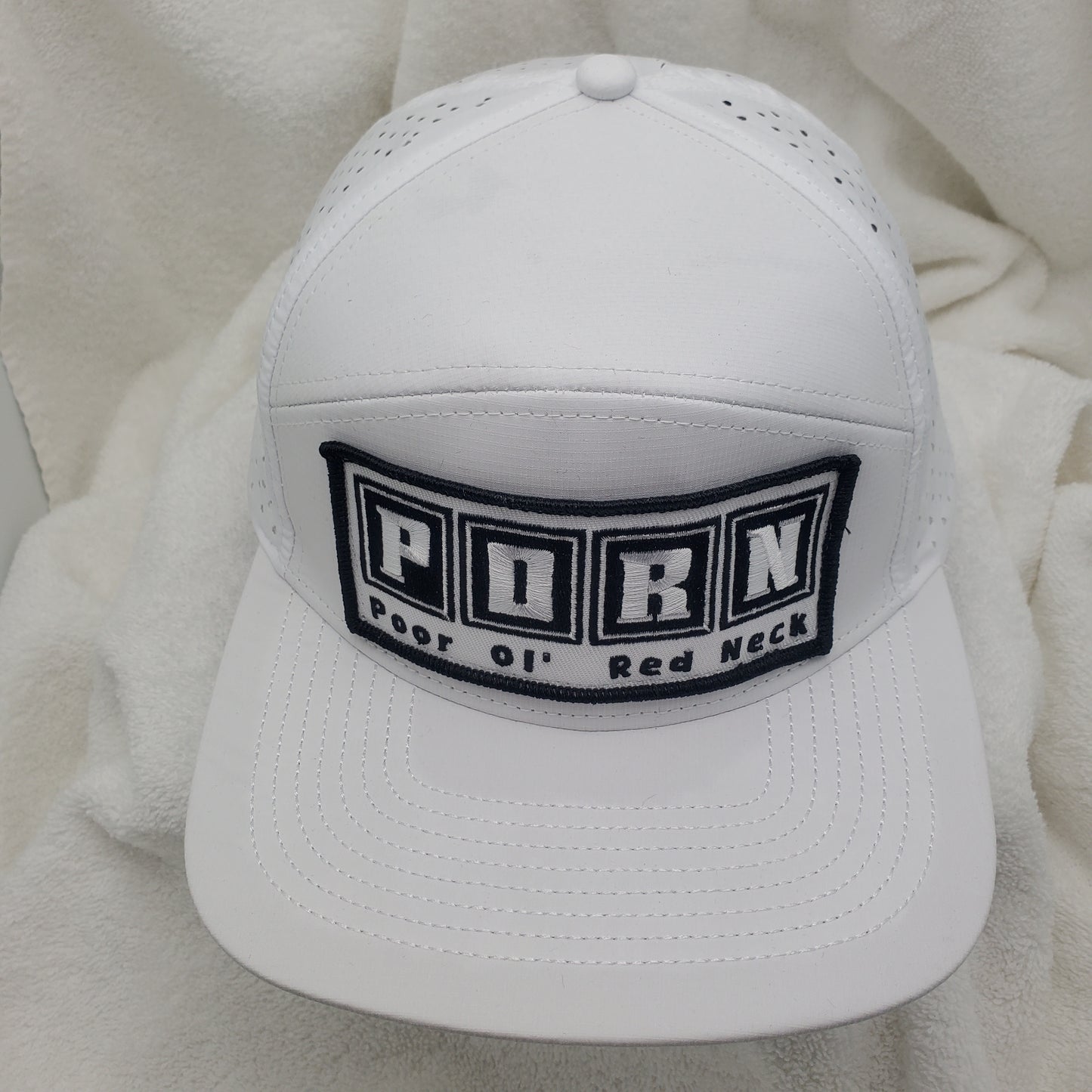 P.O.R.N. - Poor Ol' Red Neck Laser Vented Hat
