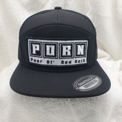 P.O.R.N. - Poor Ol' Red Neck Laser Vented Hat