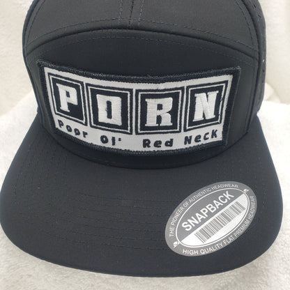 P.O.R.N. - Poor Ol' Red Neck Laser Vented Hat