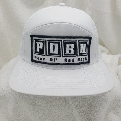 P.O.R.N. - Poor Ol' Red Neck Laser Vented Hat