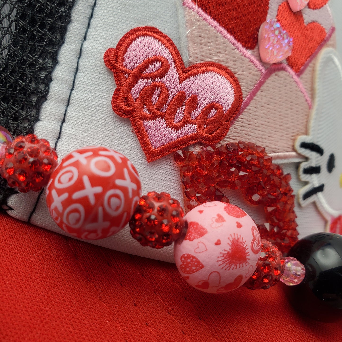 Hello Kitty - Custom Trucker Hat - Valentine's Day