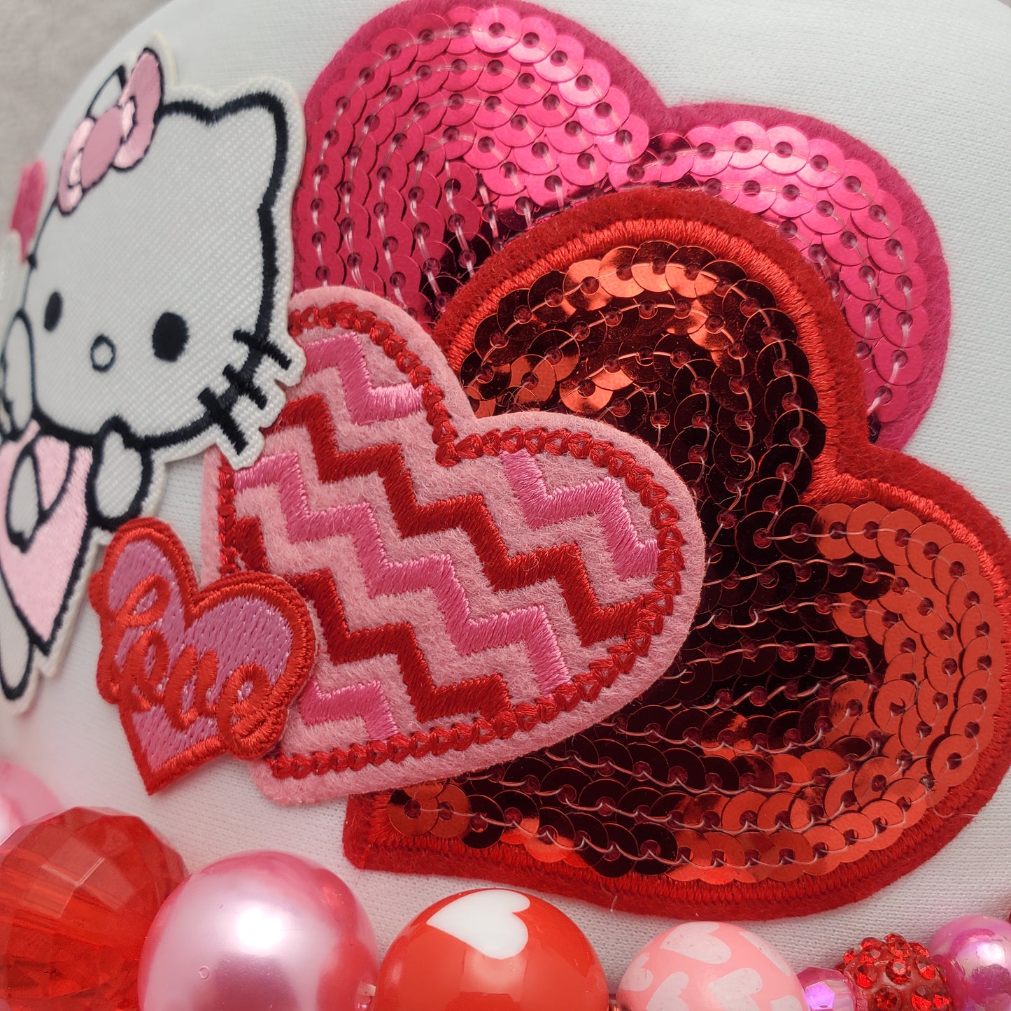 Angel Hello Kitty - Custom Trucker Hat - Valentine's Day - Sanrio - Love